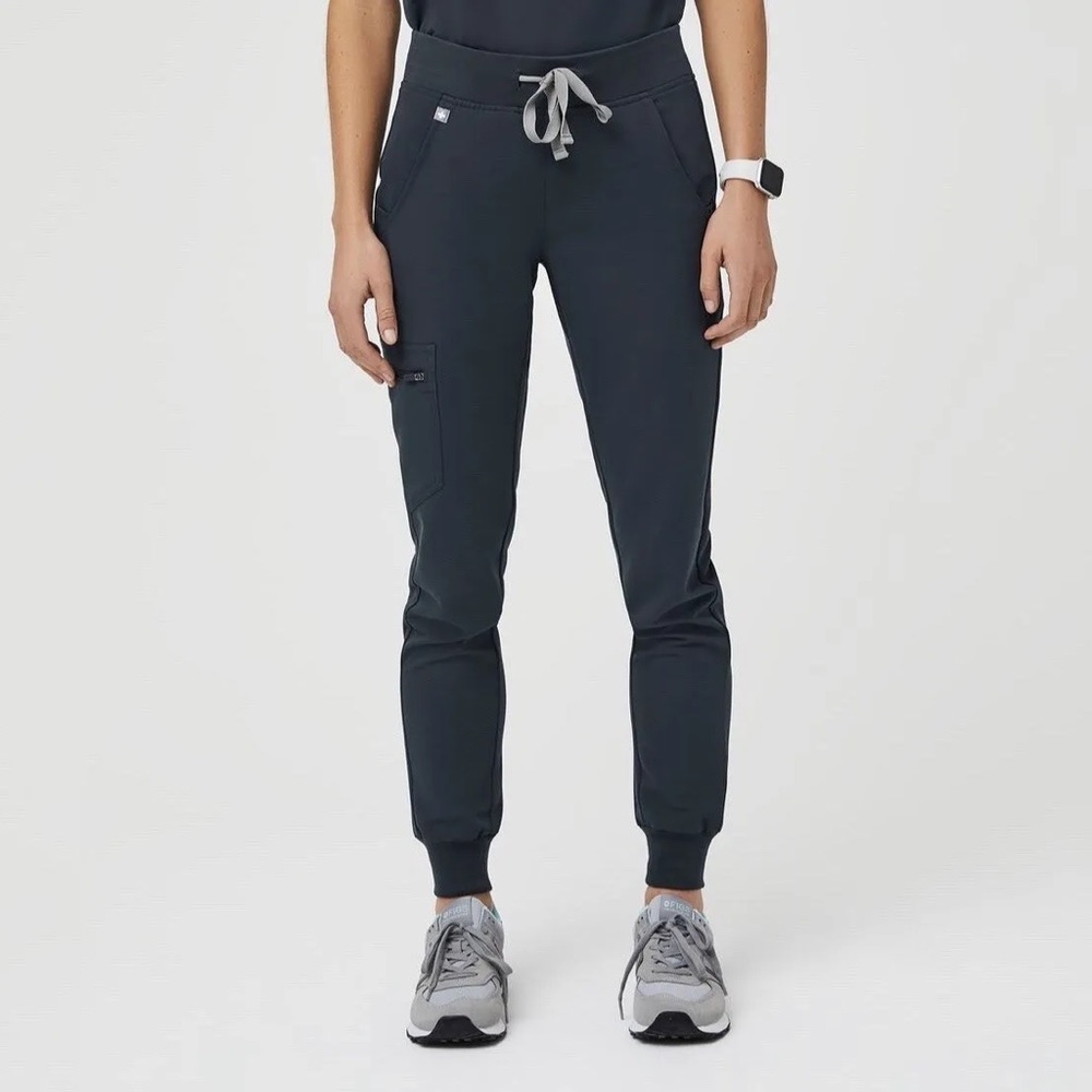 Figs dark harbor high waisted zamora joggers